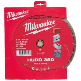 MILWAUKEE SpeedCross disque à tronçonner diamanté AUDD 350 mm