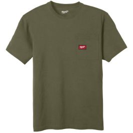 Milwaukee Small Green Short Sleeve Work T-Shirt. Milwaukee 4932493018.
